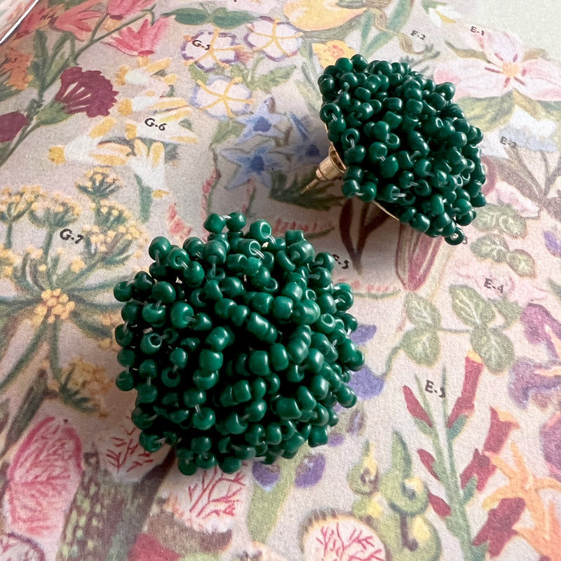 Sprinkle earring green