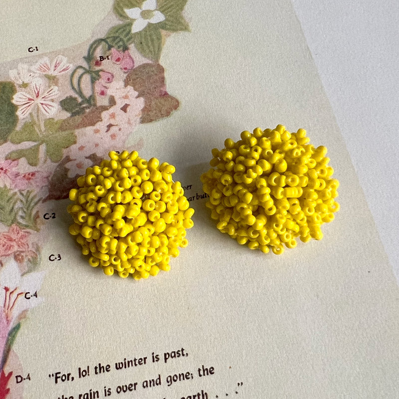 Sprinkle earring yellow