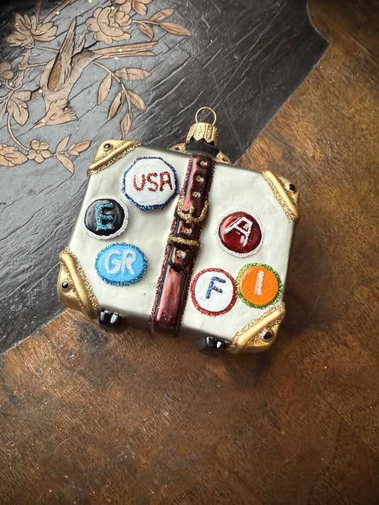 Suitcase Ornament