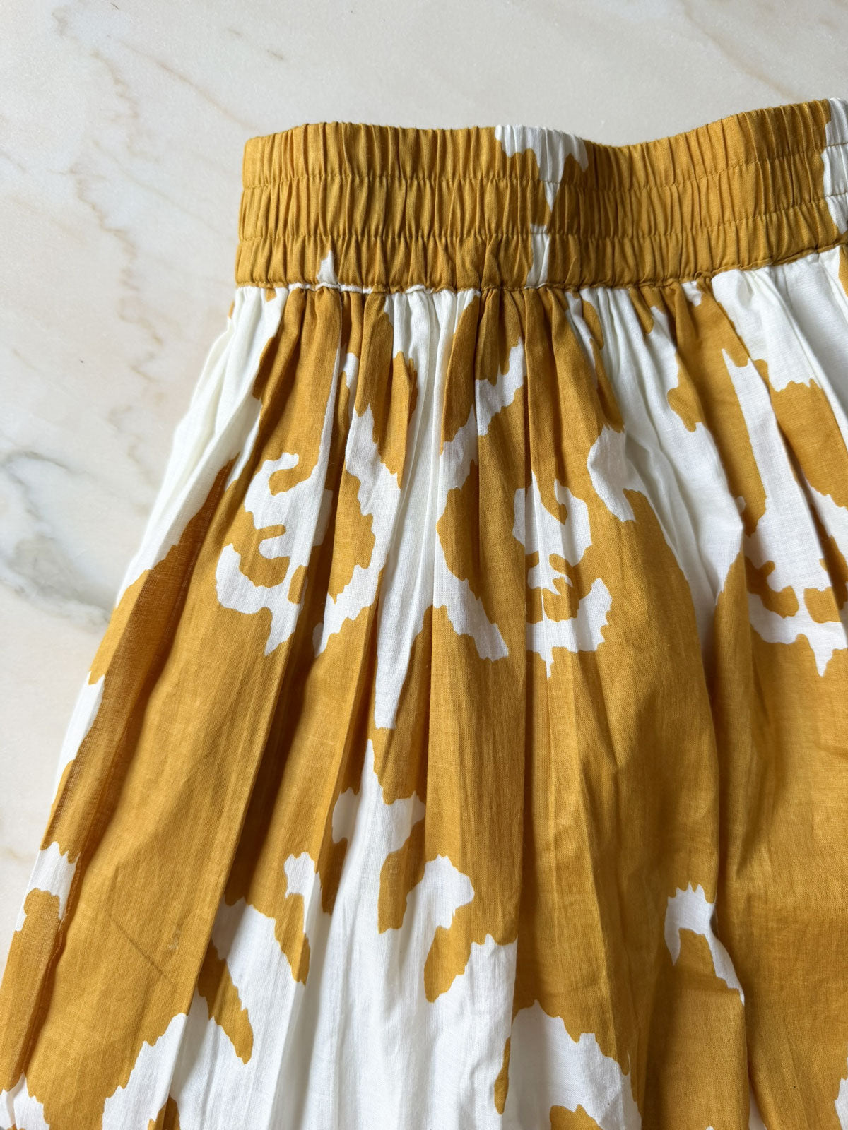 Trésorie summer skirt Mustard