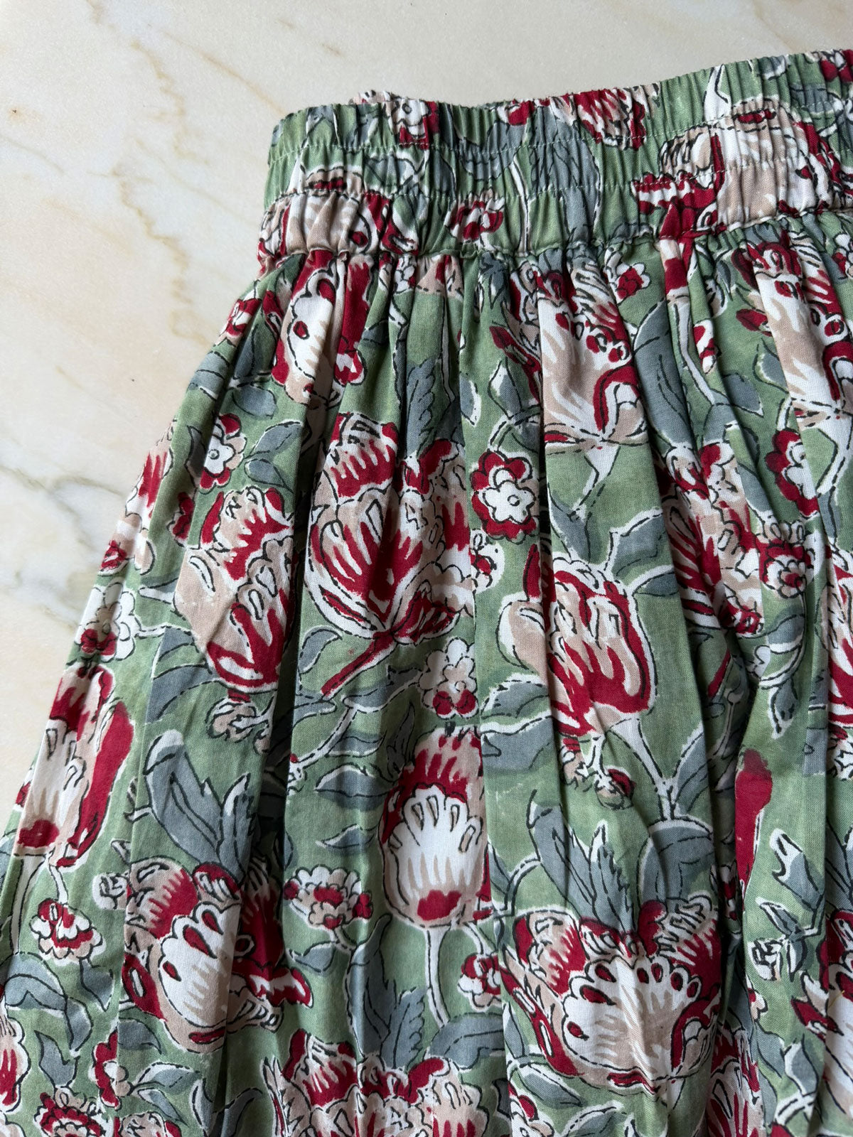 Trésorie summer skirt green