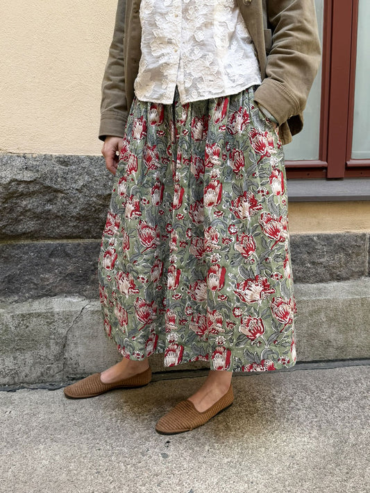 Trésorie summer skirt green