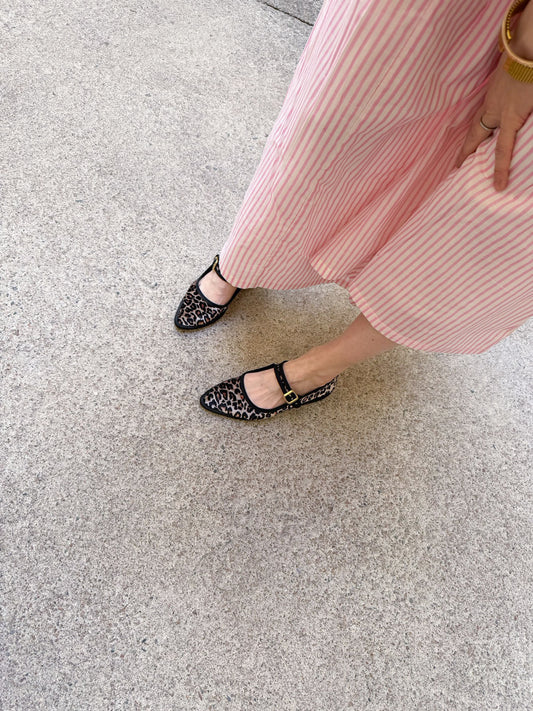 Trésorie summer skirt pink stripe