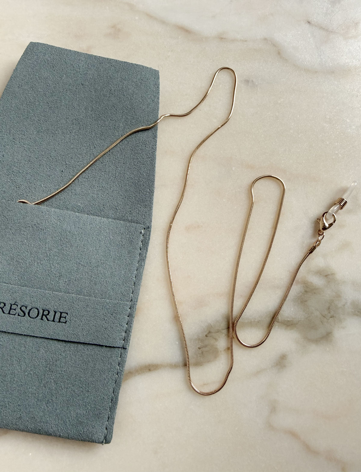 Sunglass Strap Snake Gold