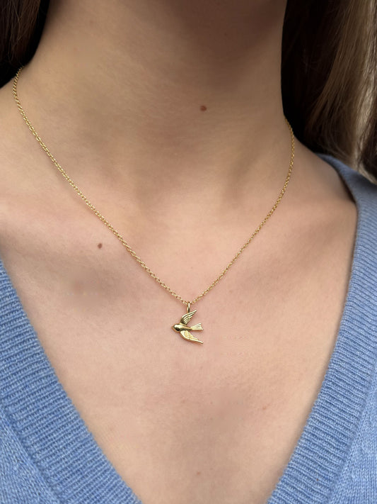 Swallow necklace