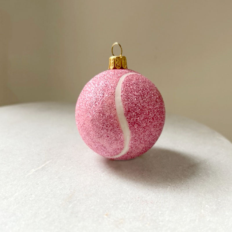 Tennis ball Pink ornament