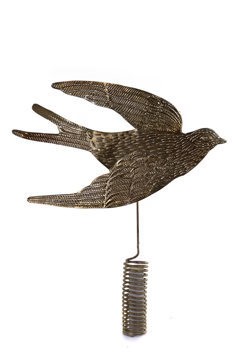 Tree Topper Bird Silver