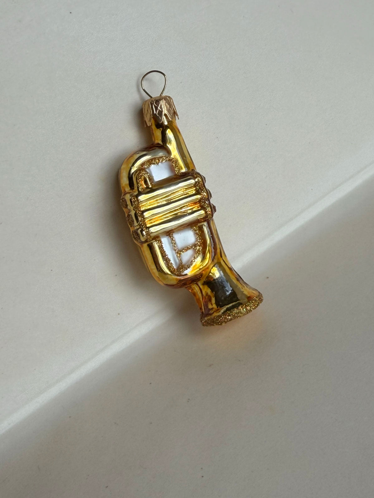 Trumpet Glass Ornament