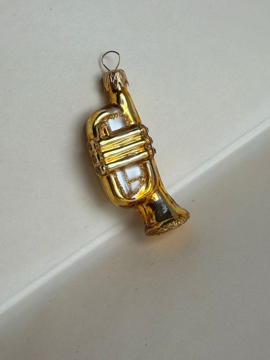 Trumpet Glass Ornament