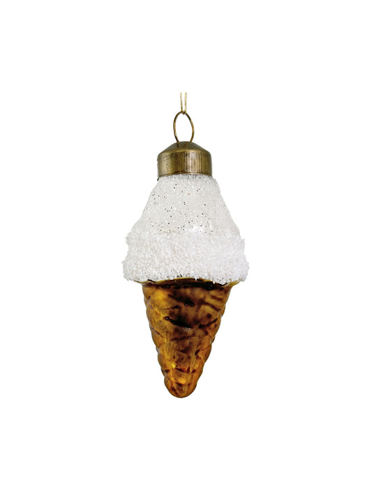 Vanilla Ice Cream Ornament