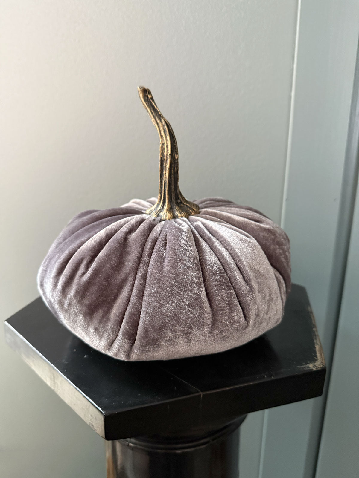 Velvet Pumpkin Decoration Small