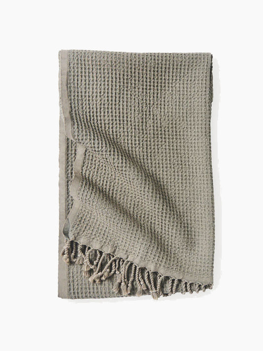 Waffle bath towel Khaki