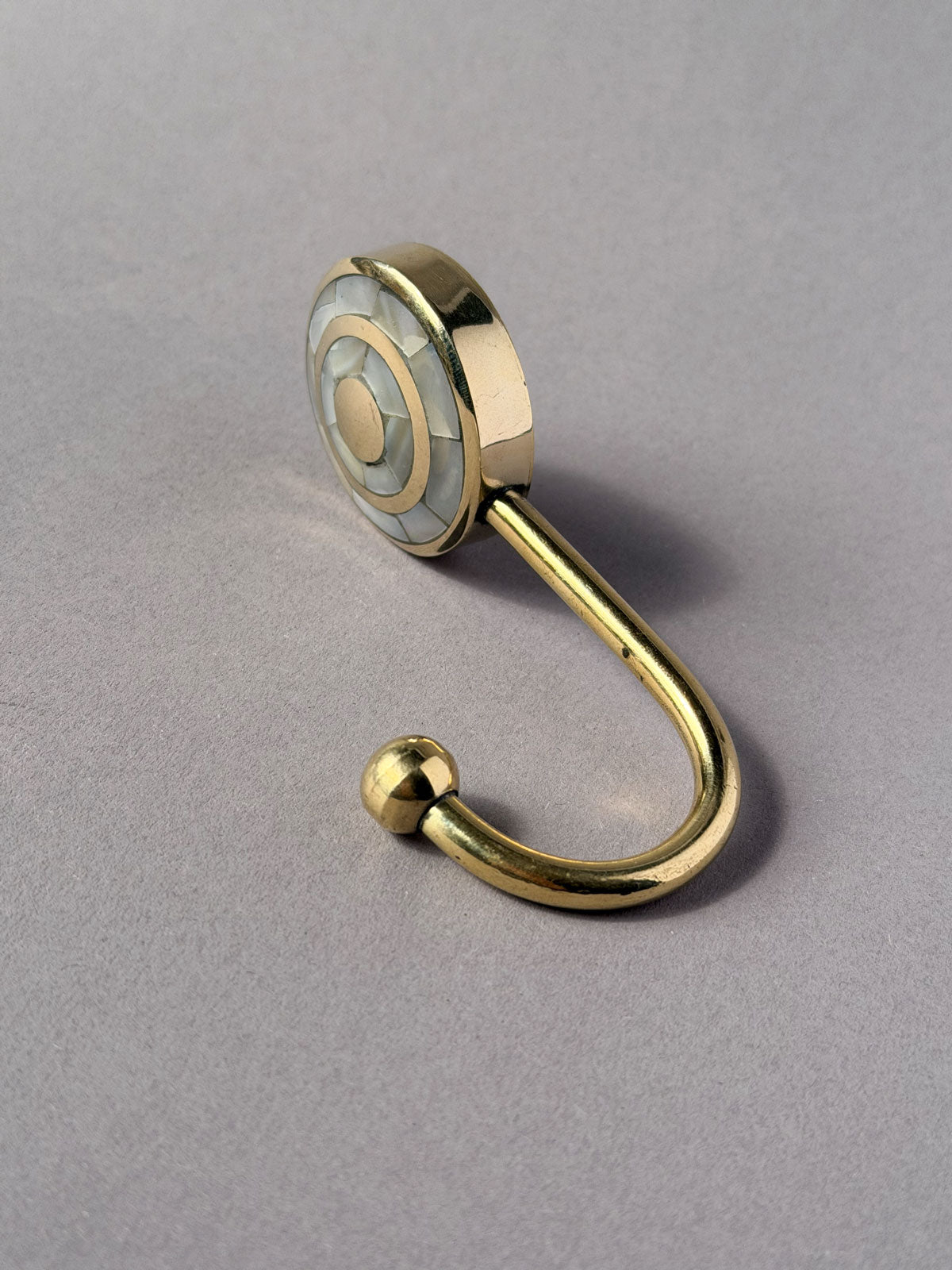 Brass hook pearly