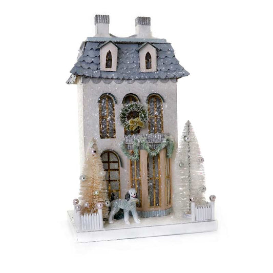 White Chateau Christmas House