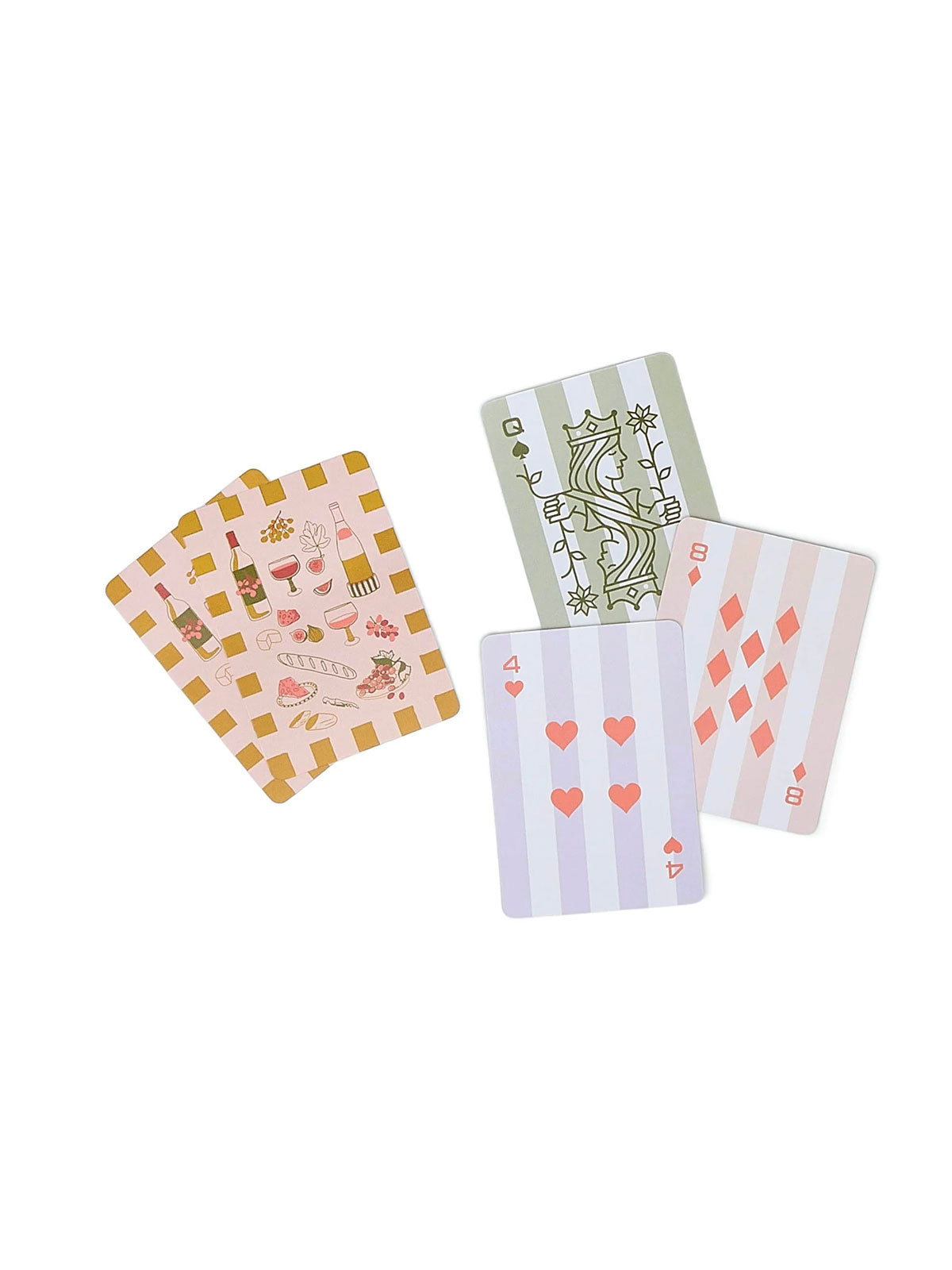 Wine playing cards