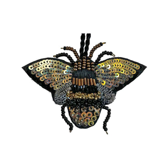 Beaded bee ornament