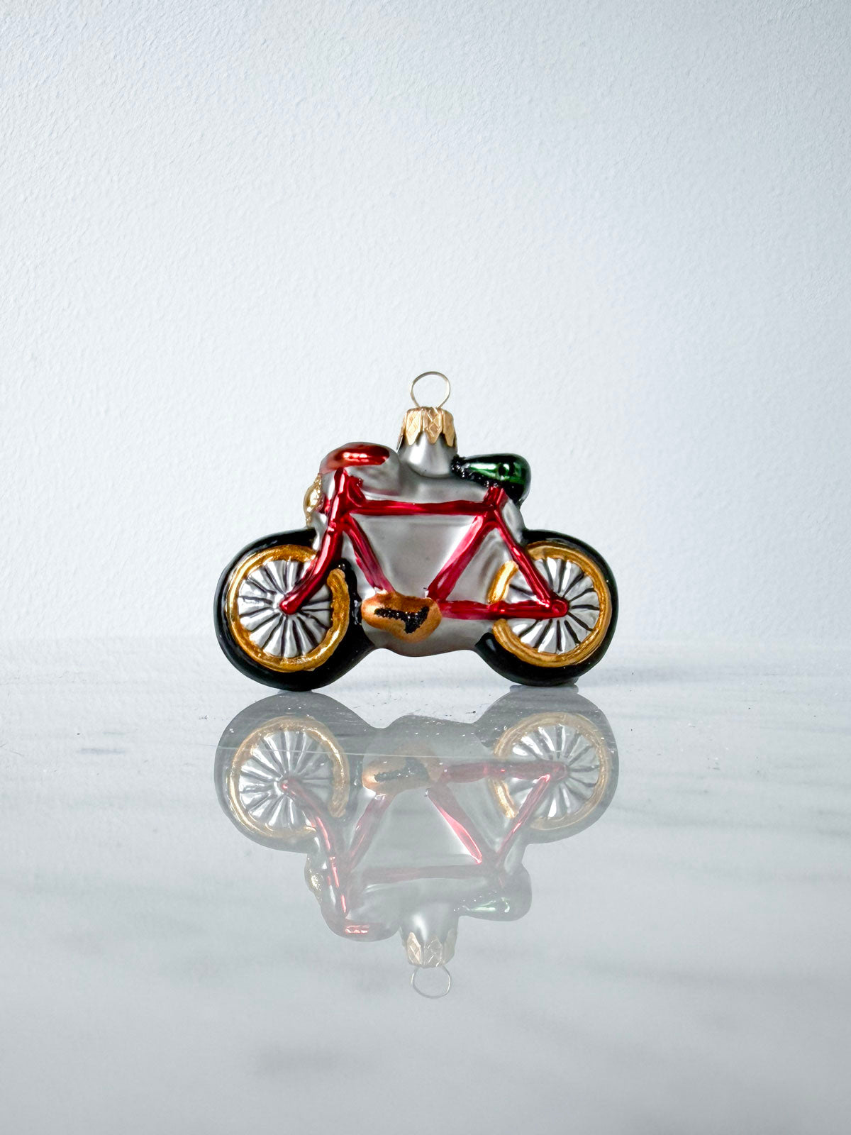Bicycle Glass Ornament
