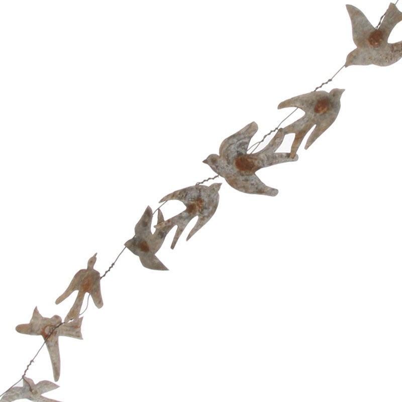 Metal garland, Birds