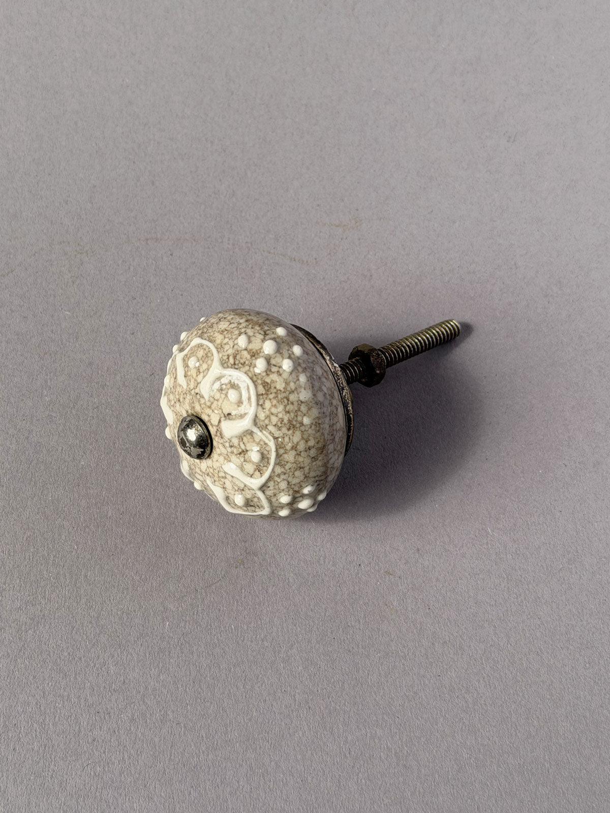 Ceramic Knob beige