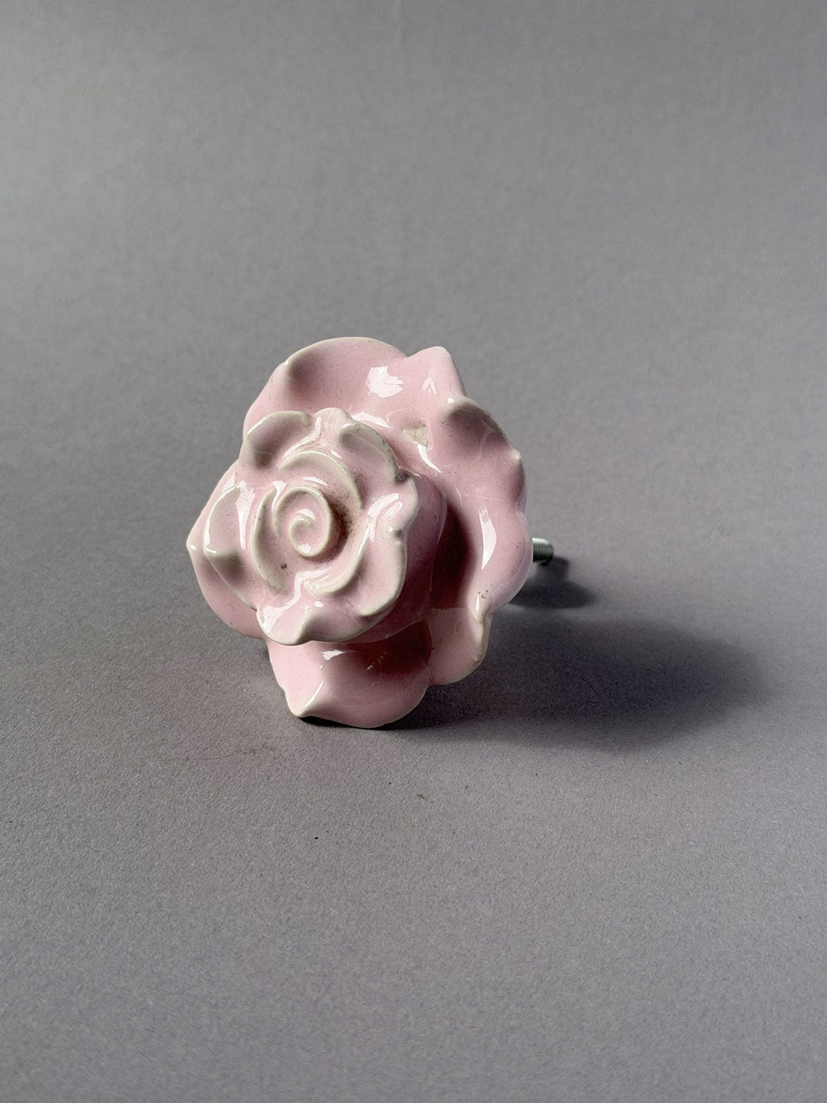 Ceramic Knob Rose Pink