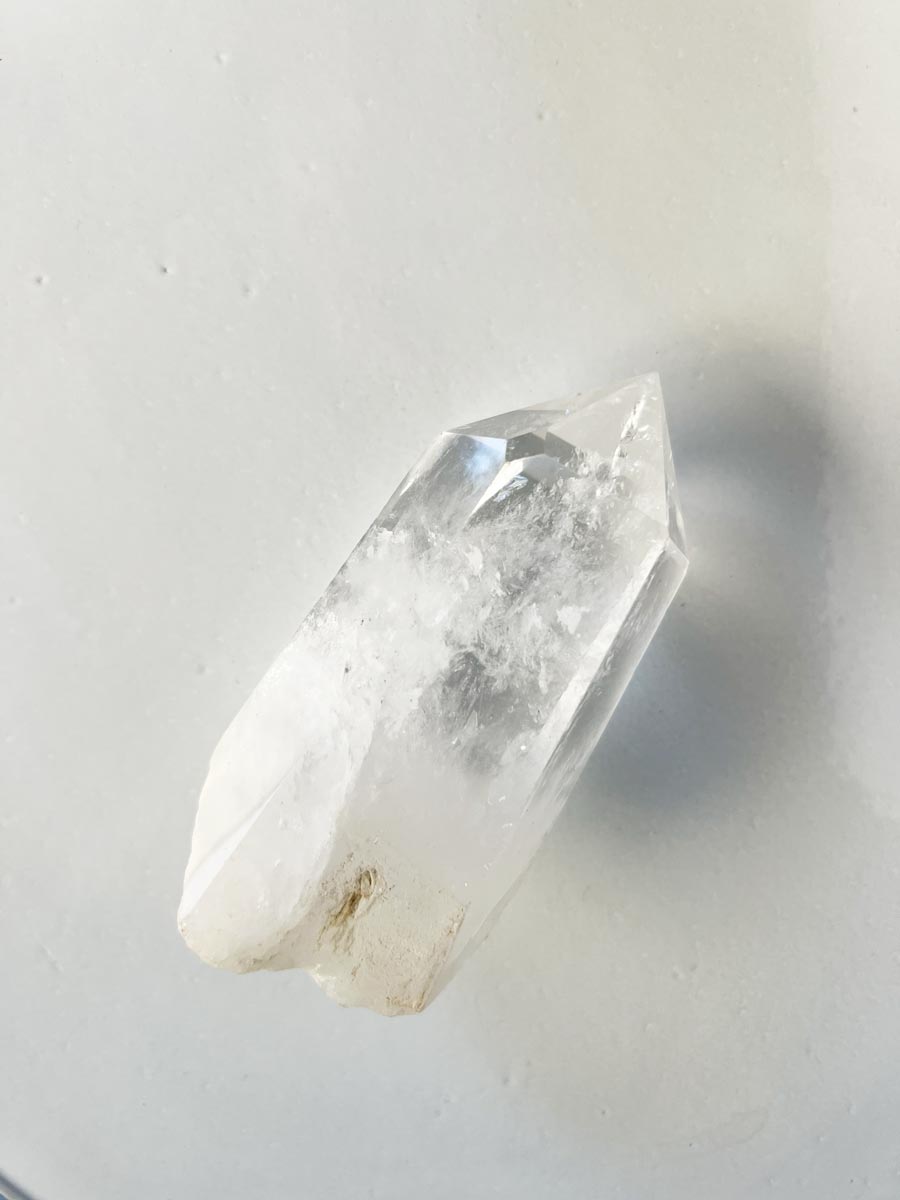 Clear crystal point