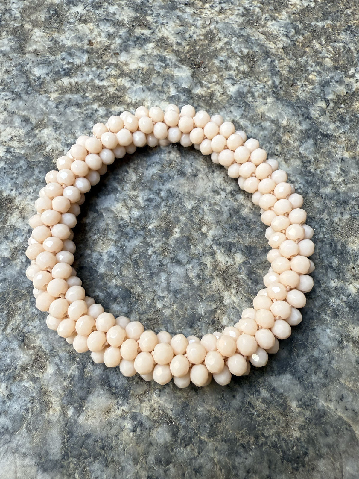 Daria hair & wrist band Blush
