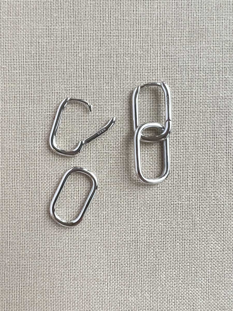 Chain loop earring