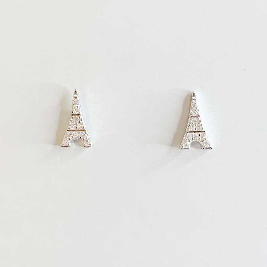 Eiffel earring silver