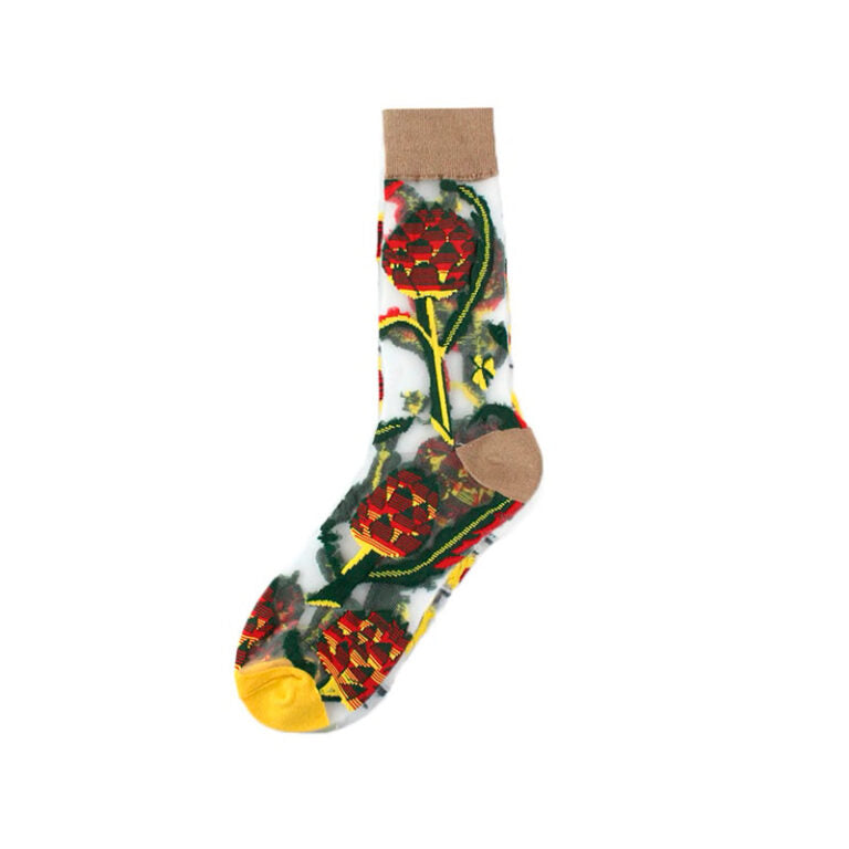 Jacquard Mesh Socks
Flaming Artichoke