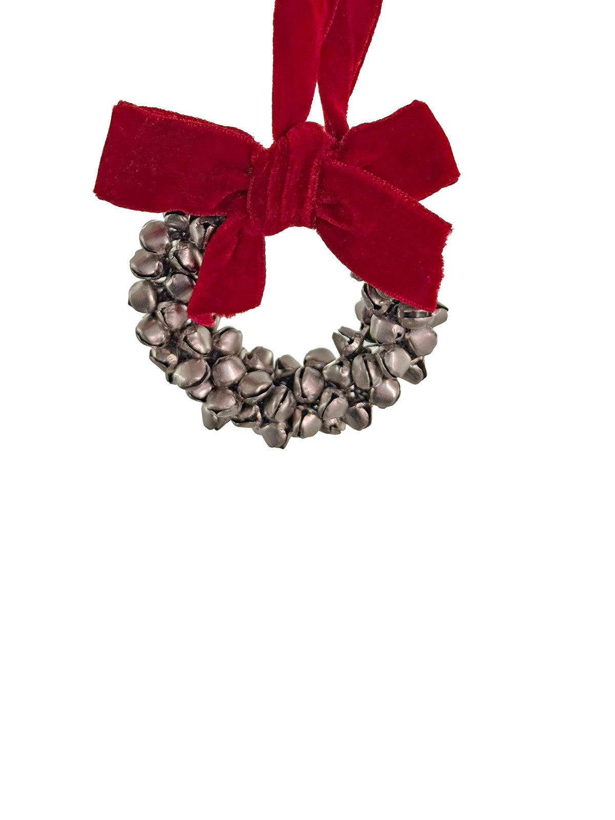 Antique Silver Bell Ring Ornament