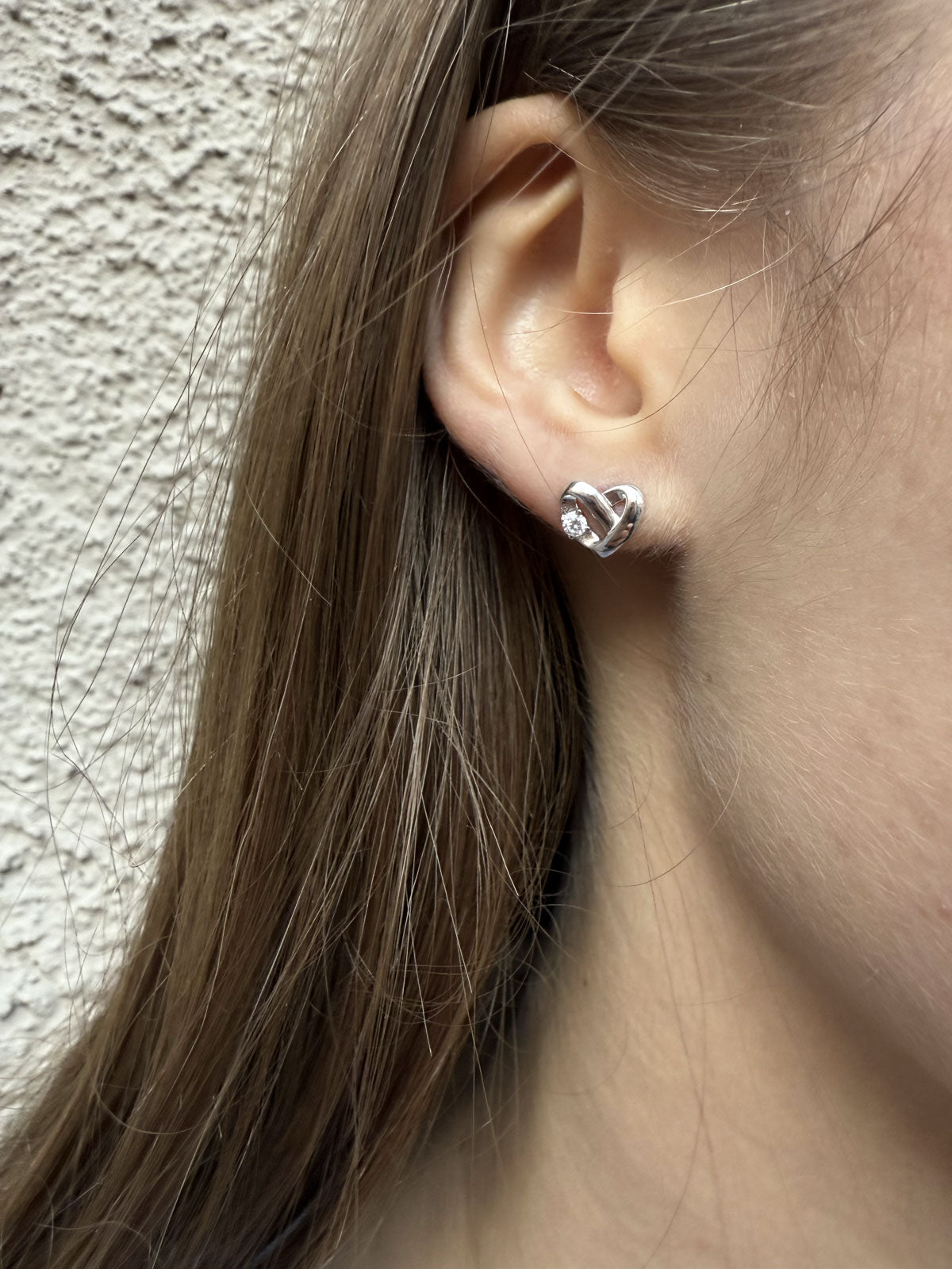 Love knot earring