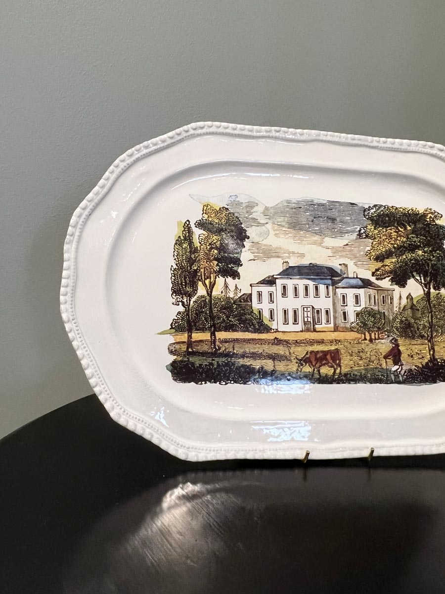 Manor house plate