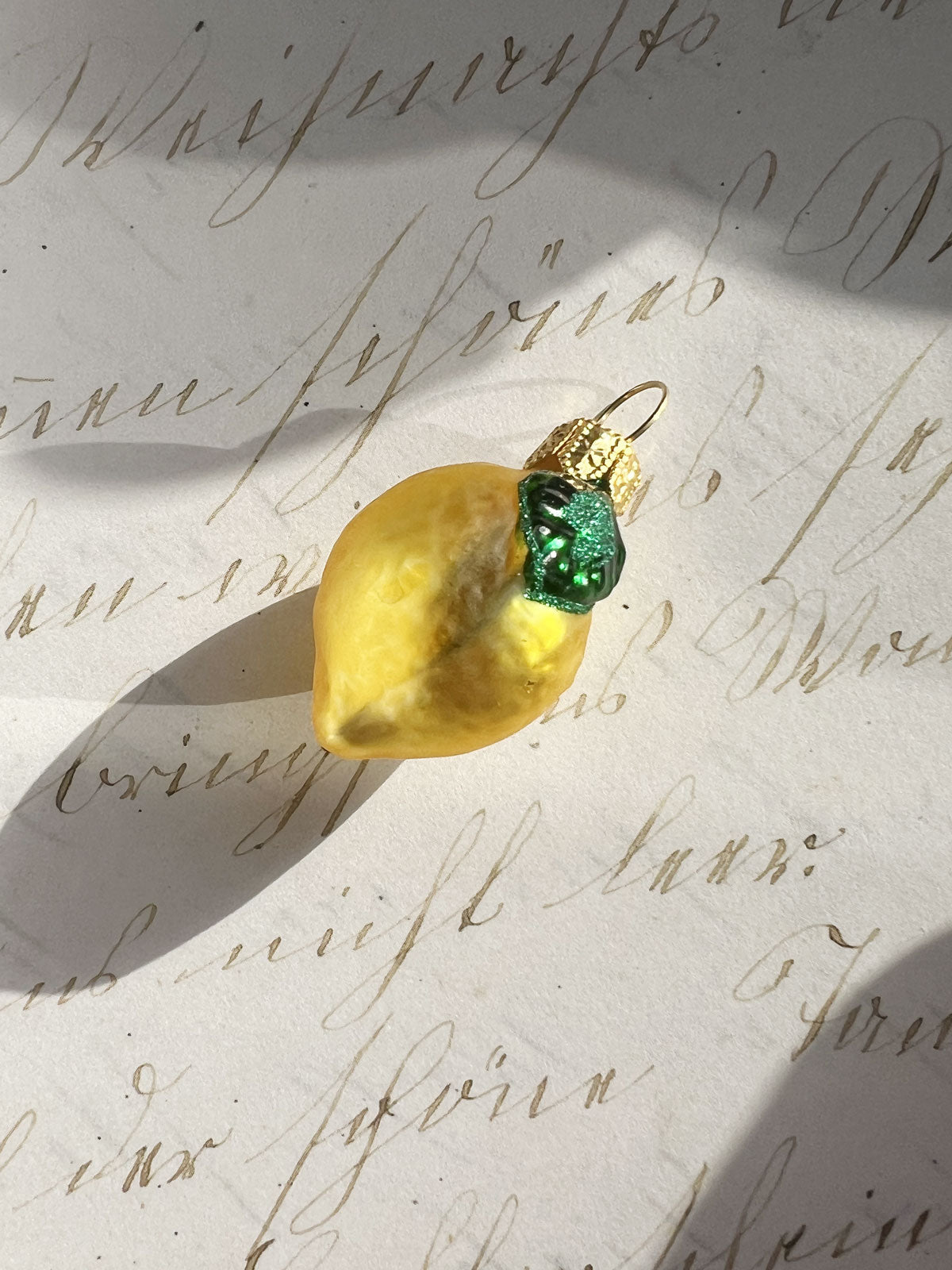 Mini Lemon Ornament