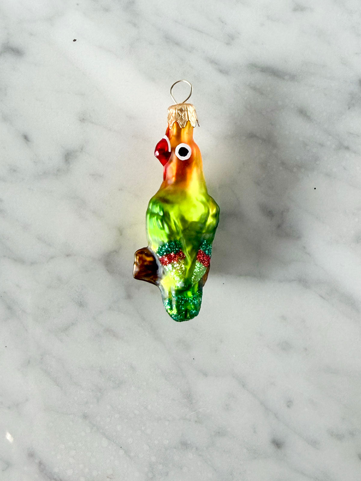 Parrot Glass Ornament