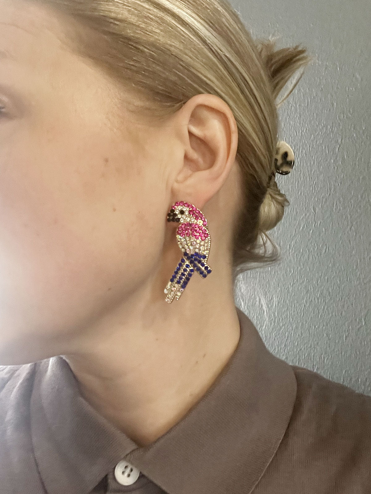 Parrot earring