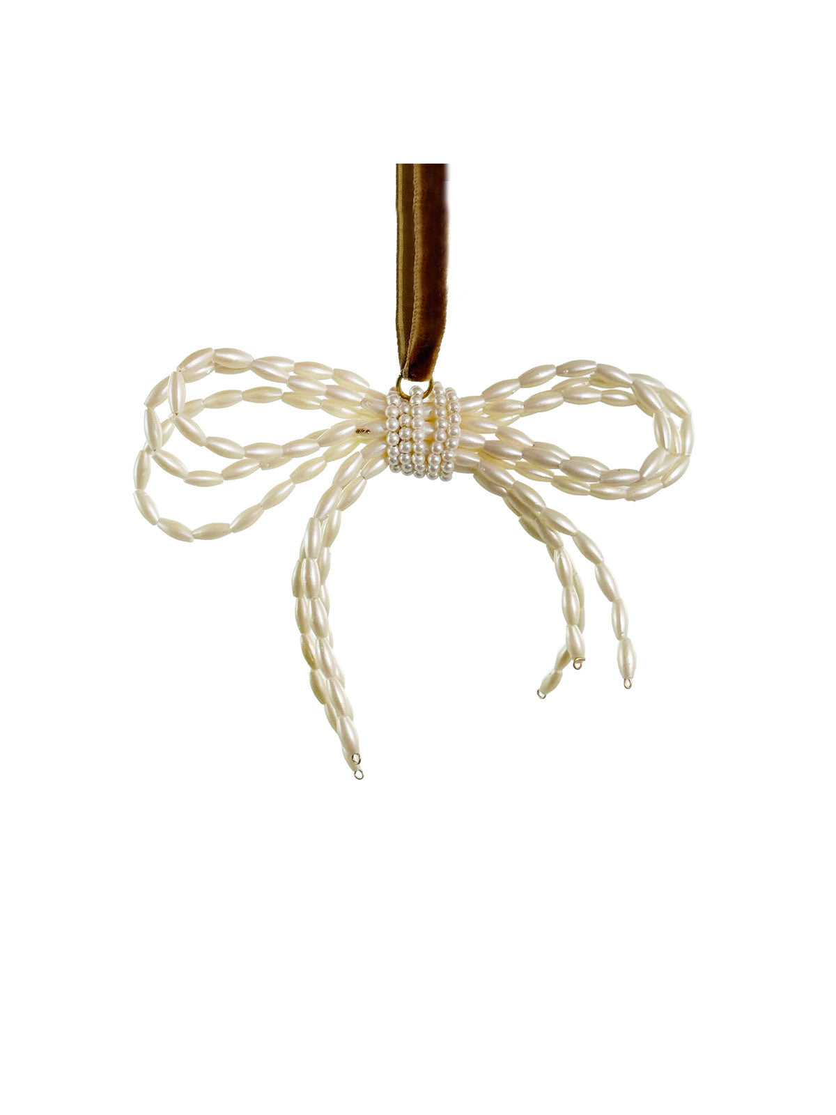 Pearl Bow Ornament