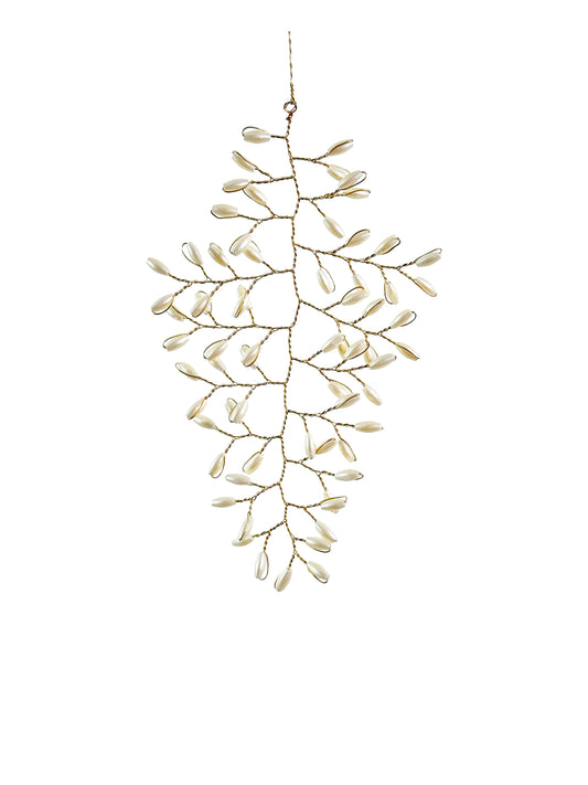 Pearl Leaf Ornament