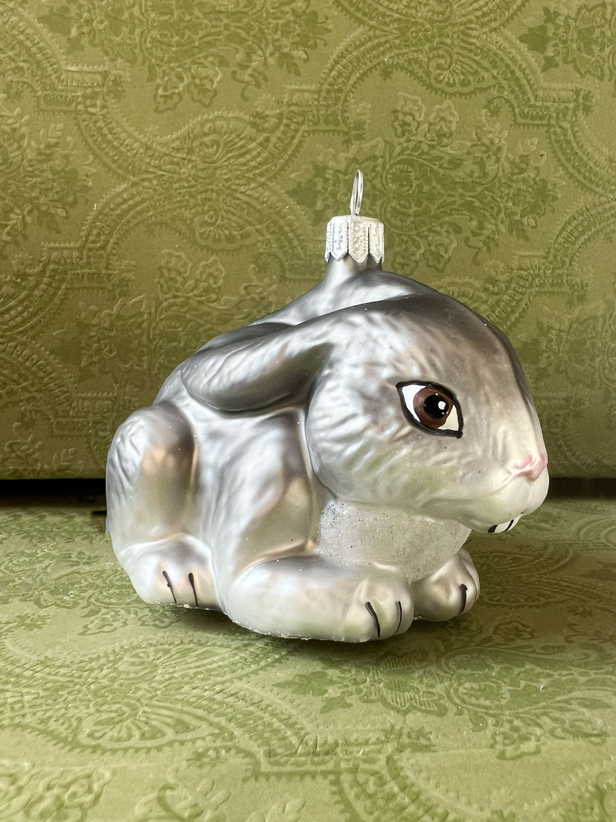 Gray Bunny Ornament