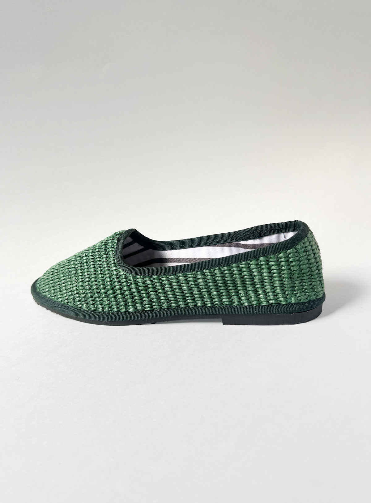 Raffia shoe Green