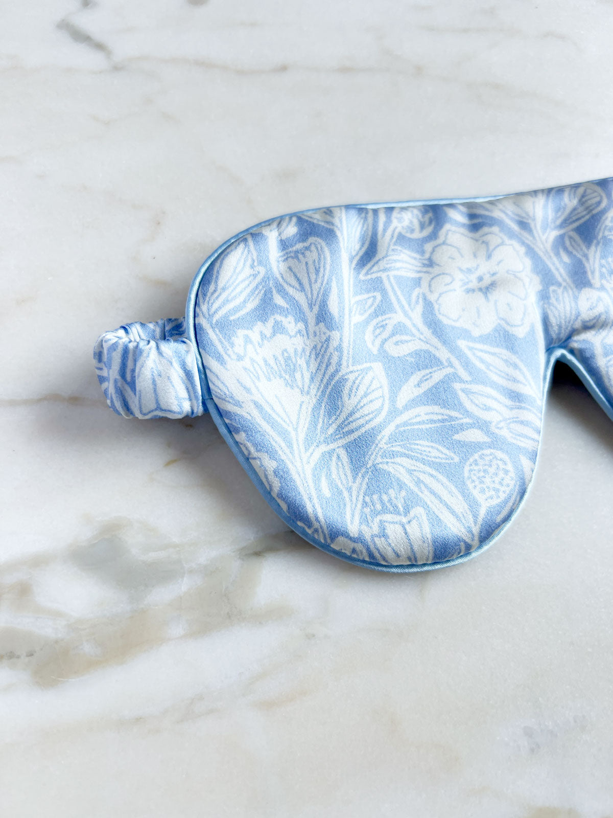 Serene silk sleep mask Meadow sky