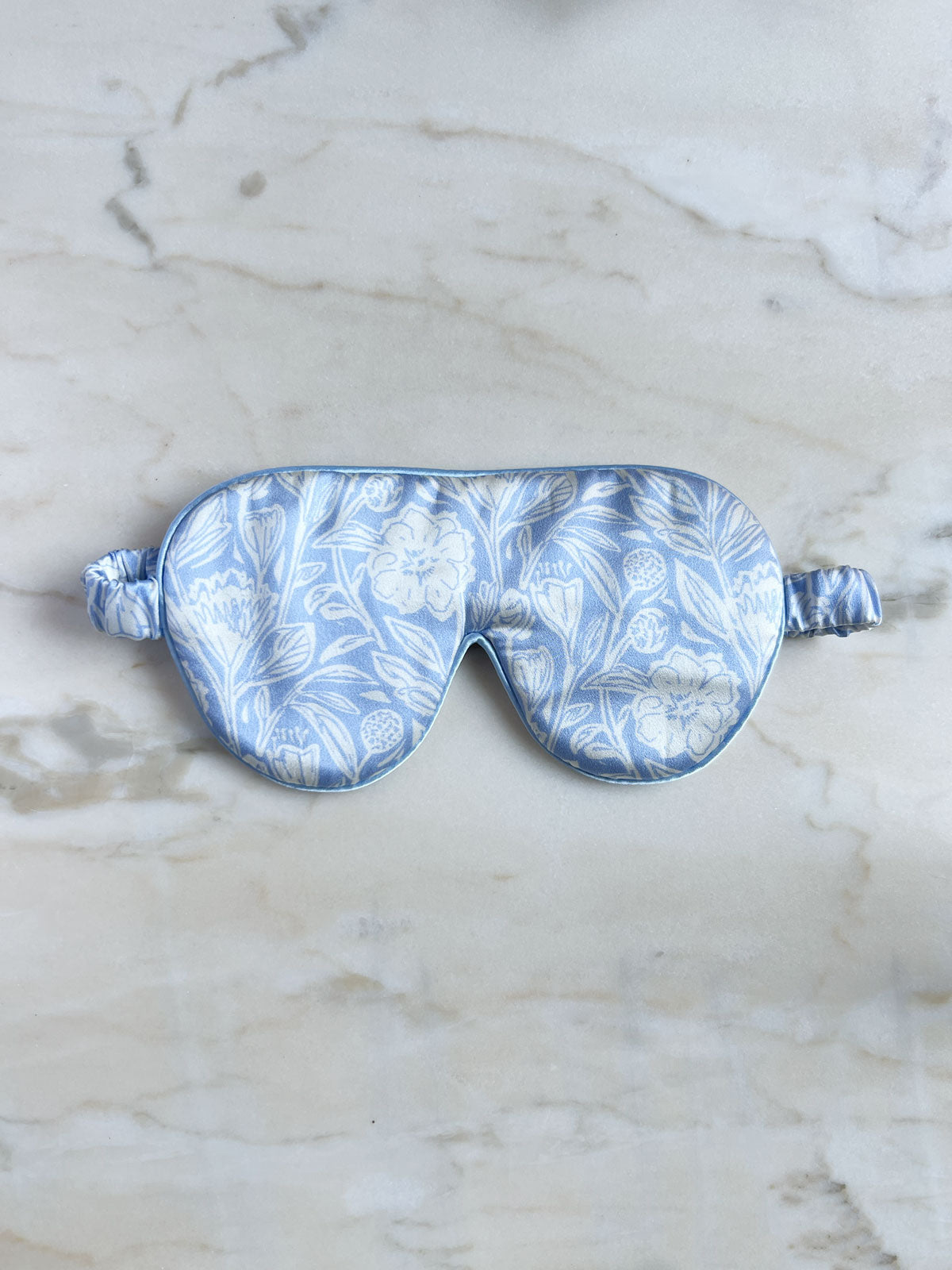 Serene silk sleep mask Meadow sky