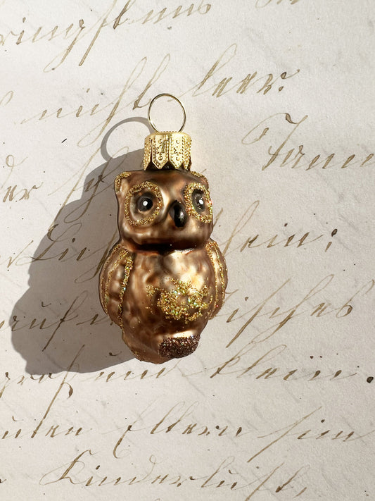 Brown Owl Ornament