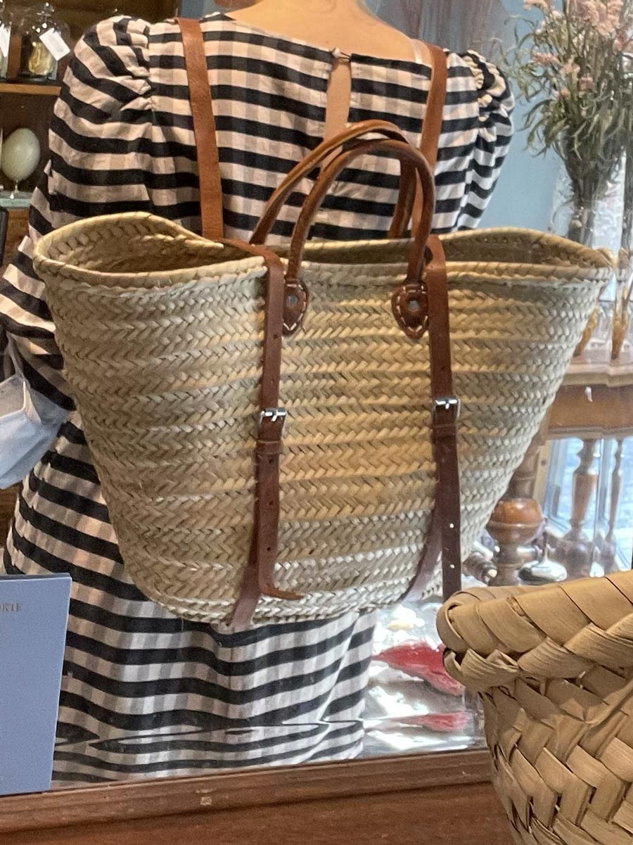 Straw bag Back bag