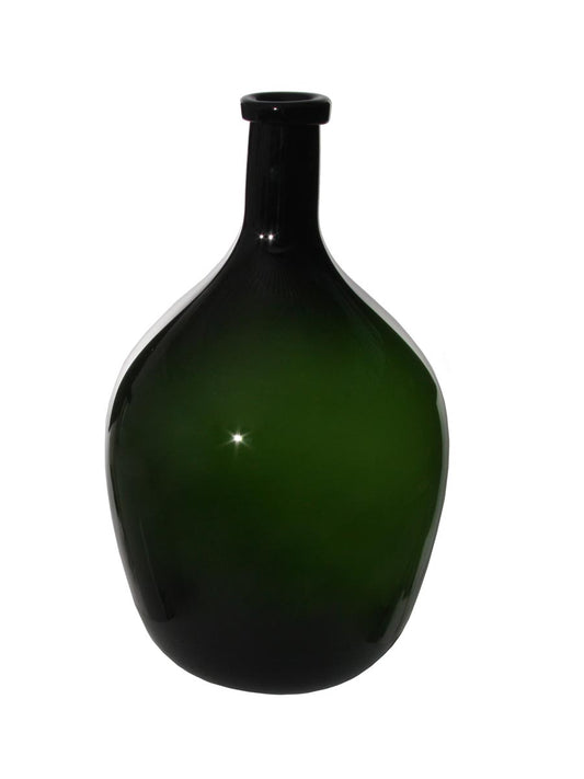 Green glass bottle